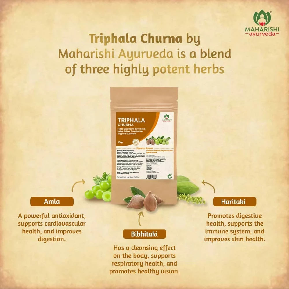 Maharishi Ayurveda Triphala Churna, 100g-4.webp